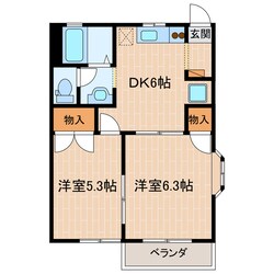 掛川駅 バス10分  石畑下車：停歩9分 2階の物件間取画像